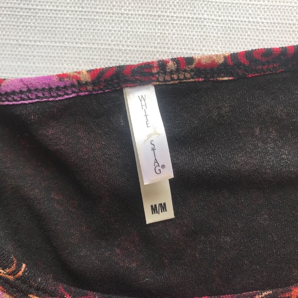 90’s Y2k Floral Black Red Mesh Blouse Graphic Shirt Short Sleeve Top Medium - Picture 8 of 13